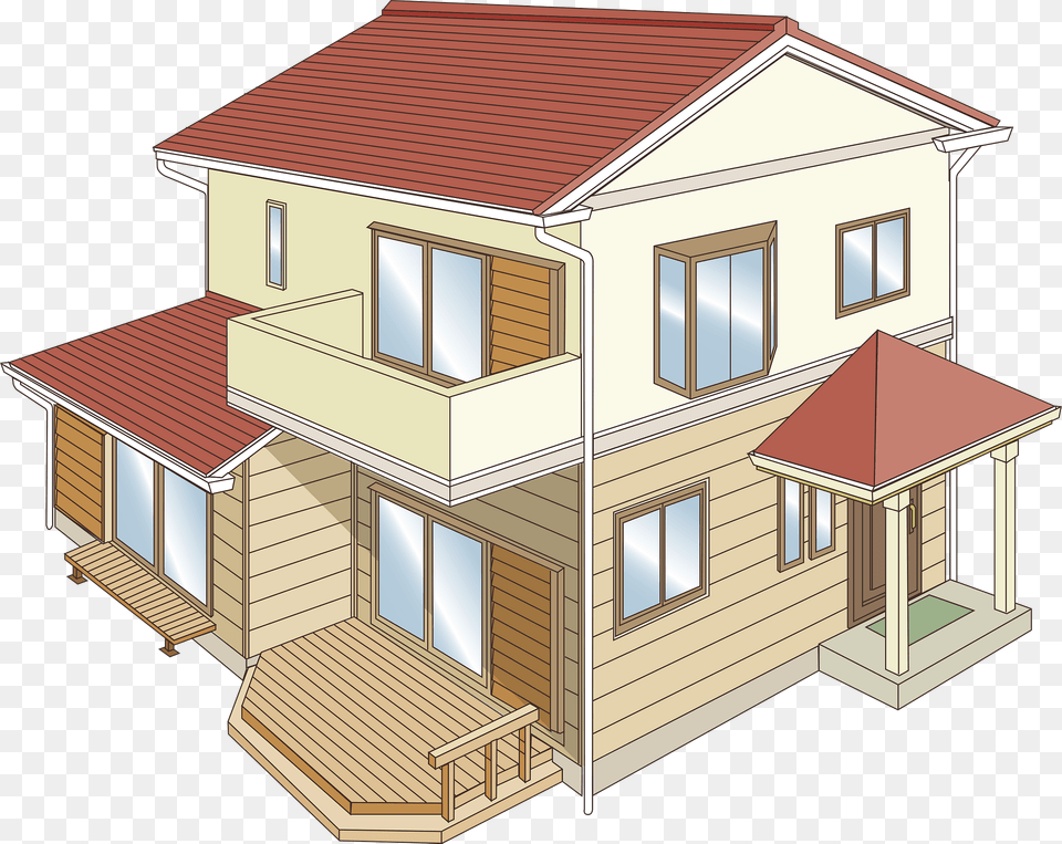 House Clipart, Architecture, Building, Housing, Roof Free Png Download