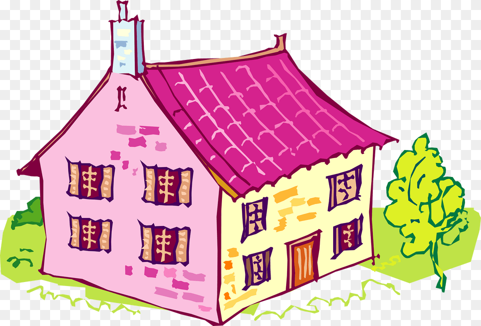 House Clipart, Architecture, Housing, Cottage, Building Png Image