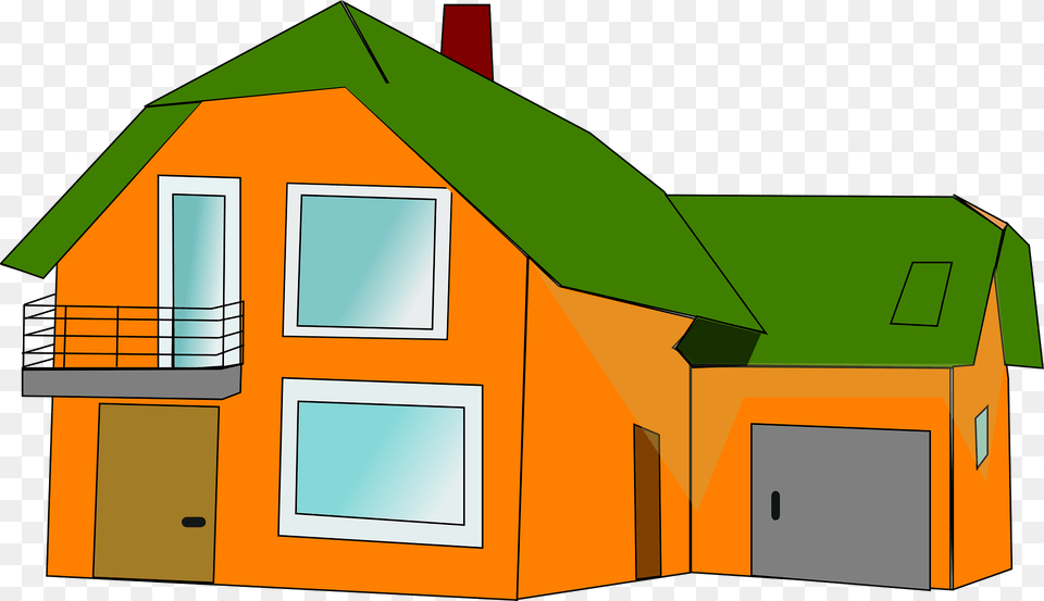 House Clipart, Architecture, Housing, Building, Nature Png Image