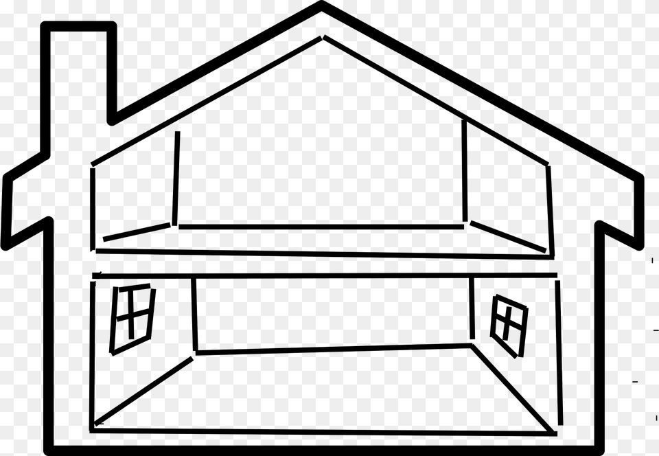 House Clipart, Garage, Indoors, Architecture, Building Free Png