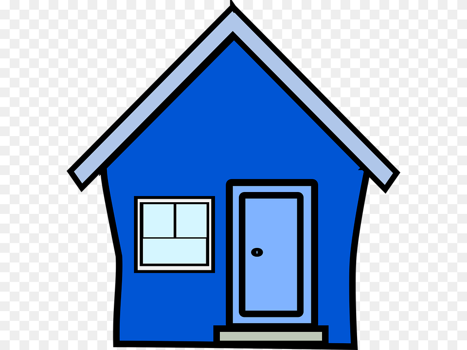 House Clipart Blue, Architecture, Building, Countryside, Rural Free Transparent Png