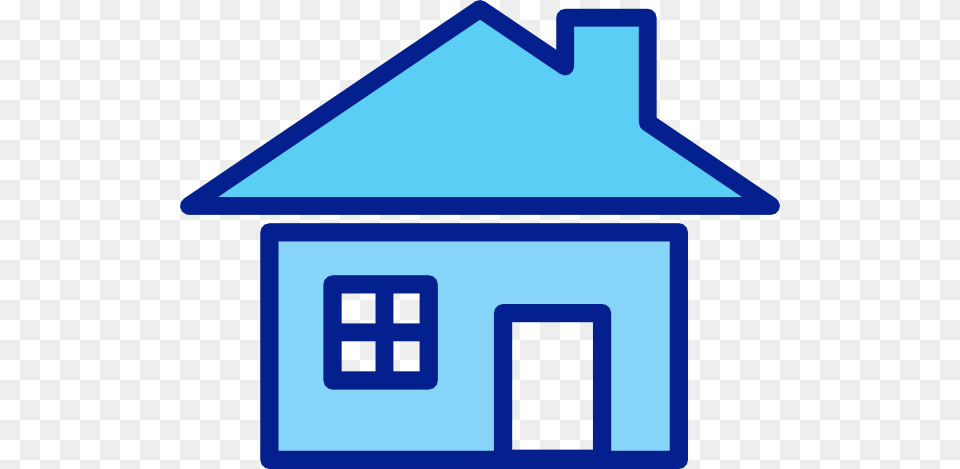 House Clipart Blue Blue House Clipart, Outdoors, Nature, Neighborhood, Architecture Free Transparent Png
