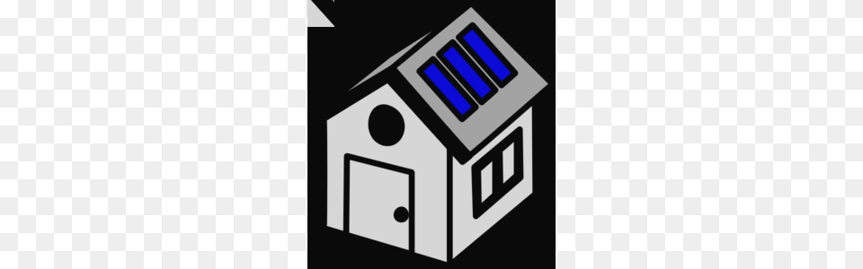 House Clipart Solar, Electronics, Hardware, Scoreboard Free Png Download