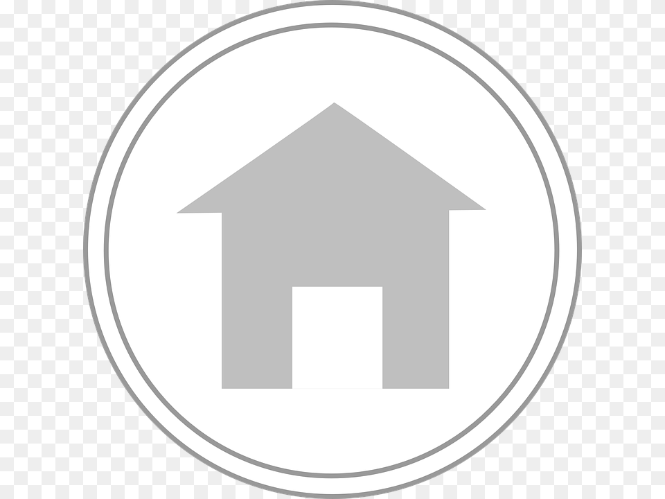 House Computer Home Symbol Circle Button, Outdoors Free Png