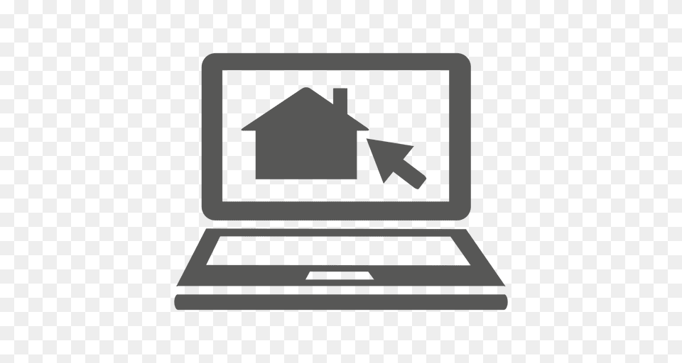 House Cursor Laptop Icon, Computer, Electronics, Pc Free Png