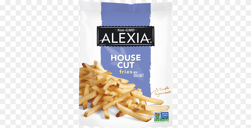 House Cut Fries With Sea Salt Alexia Fries, Food, Advertisement Free Png