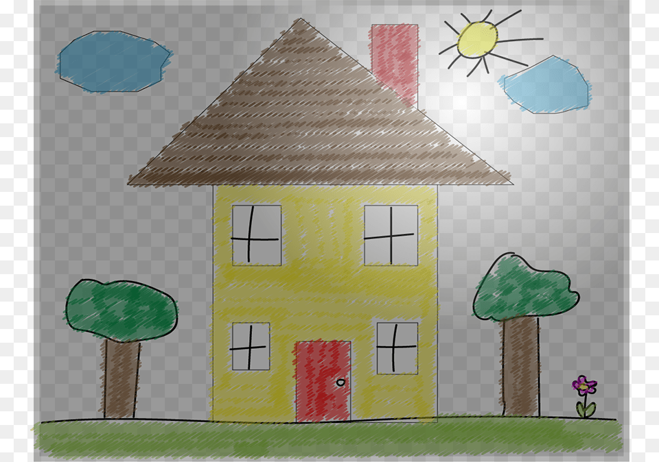 House Dark Child Art, Architecture, Rural, Outdoors, Nature Free Transparent Png