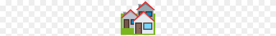 House Emoji, Neighborhood, Architecture, Rural, Outdoors Free Png Download