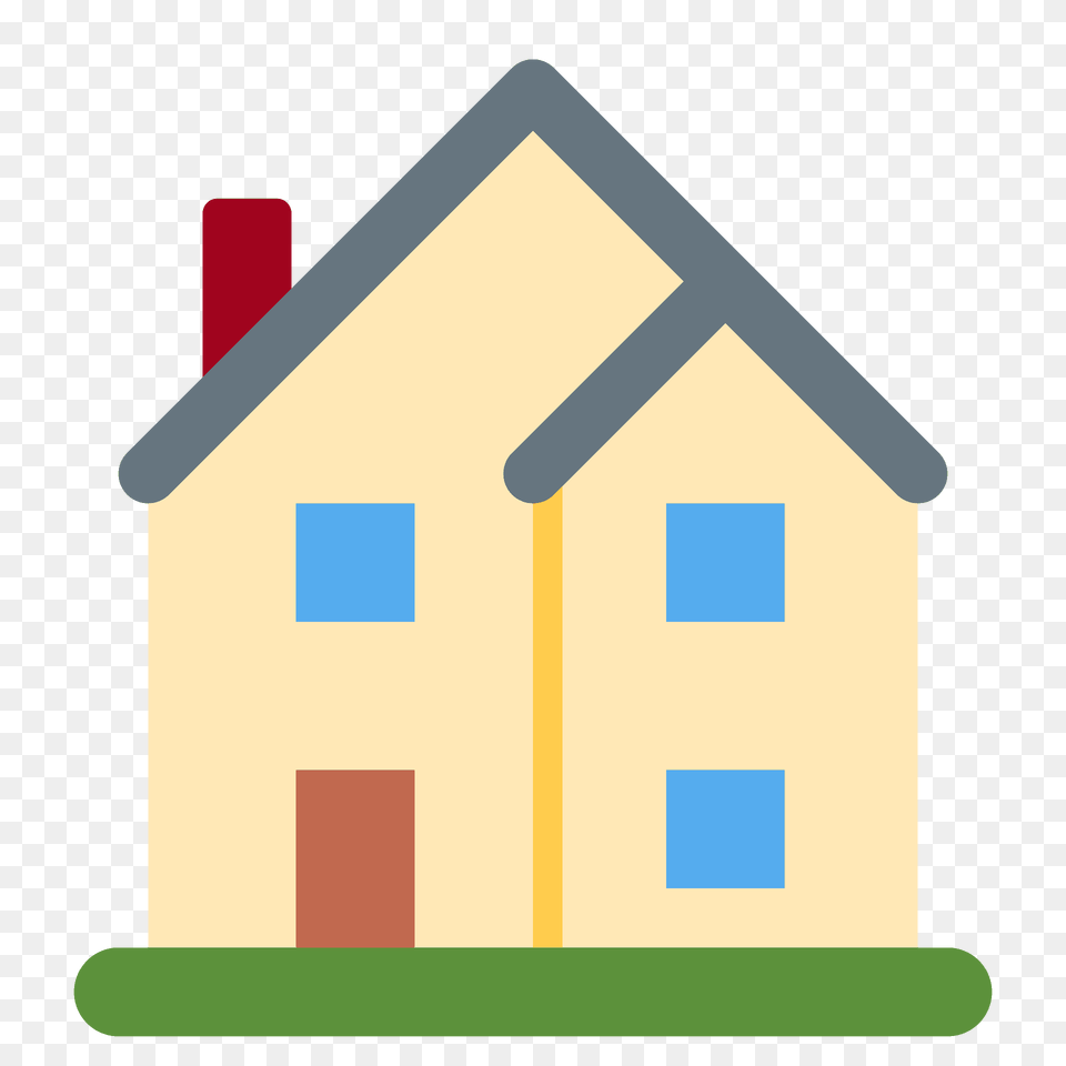 House Emoji Clipart, Architecture, Rural, Outdoors, Nature Png