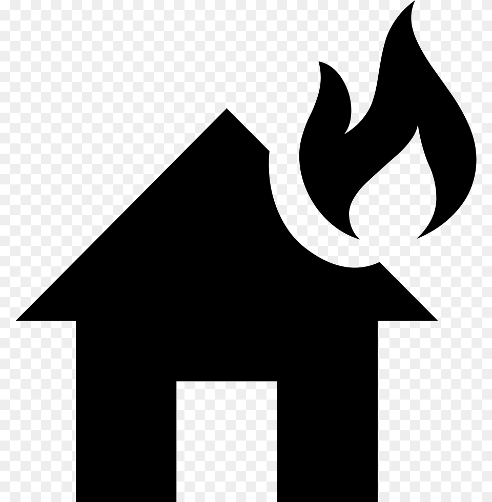 House Fire House Fire Icon, Stencil, Animal, Fish, Sea Life Free Png