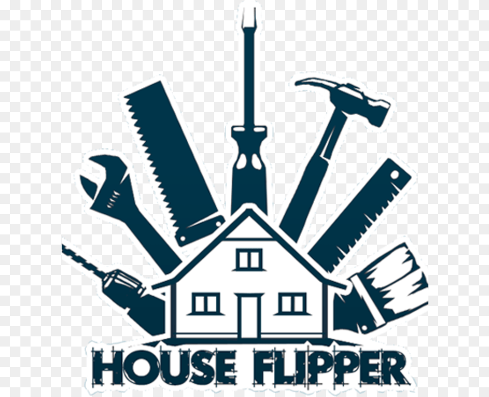 House Flipper Logo, Smoke Pipe, Device Free Png Download