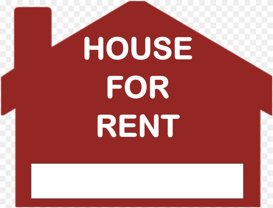House For Rent Sign House For Rent Sign Template, Symbol, Road Sign, Bus Stop, Outdoors Png