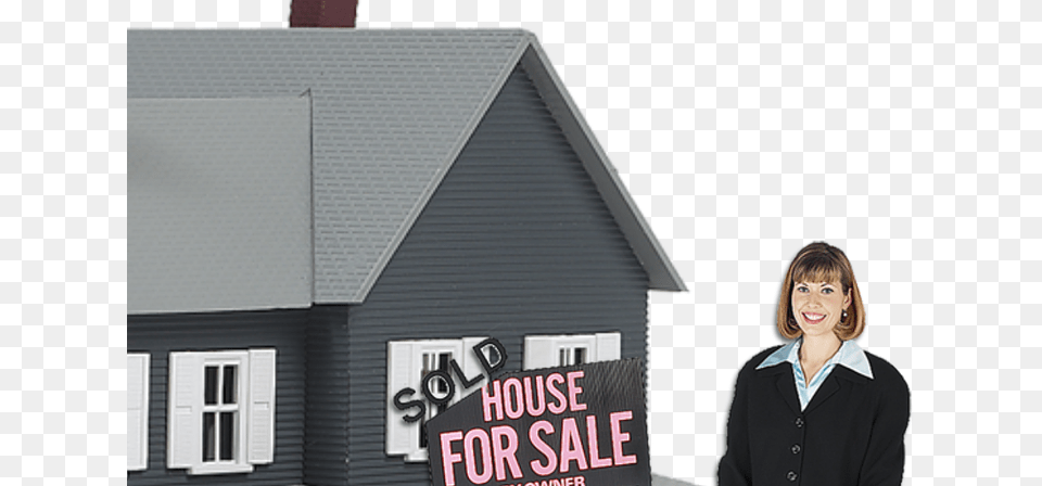 House For Sale, Adult, Person, Woman, Female Free Png