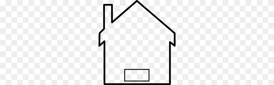 House Frame Clipart, Gray Free Png Download