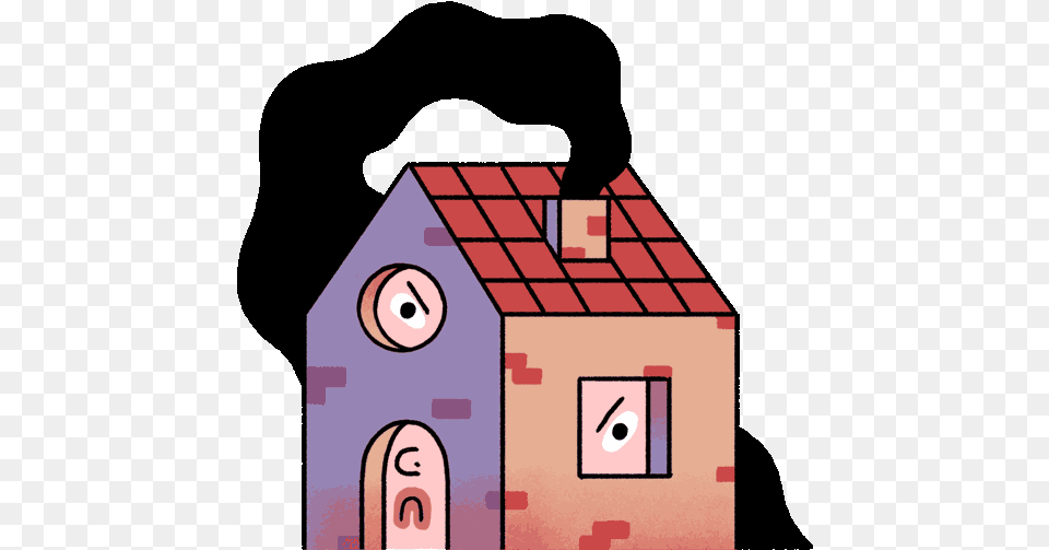 House Gif Cartoon Transparent, Architecture, Building, Housing, Outdoors Free Png