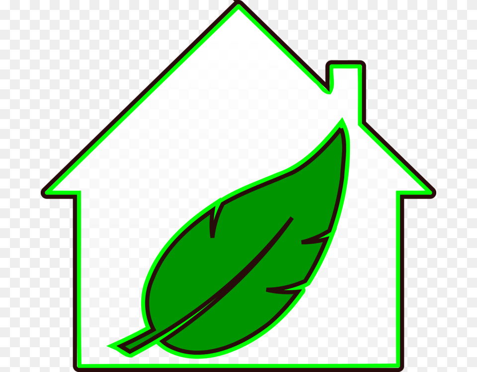 House Green Home Efficient Energy Use Logo, Leaf, Plant Png Image