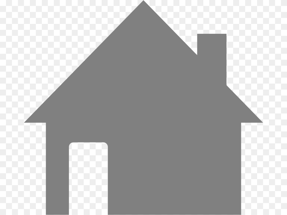 House Grey House Cartoon, Outdoors, Triangle, Architecture, Building Png Image
