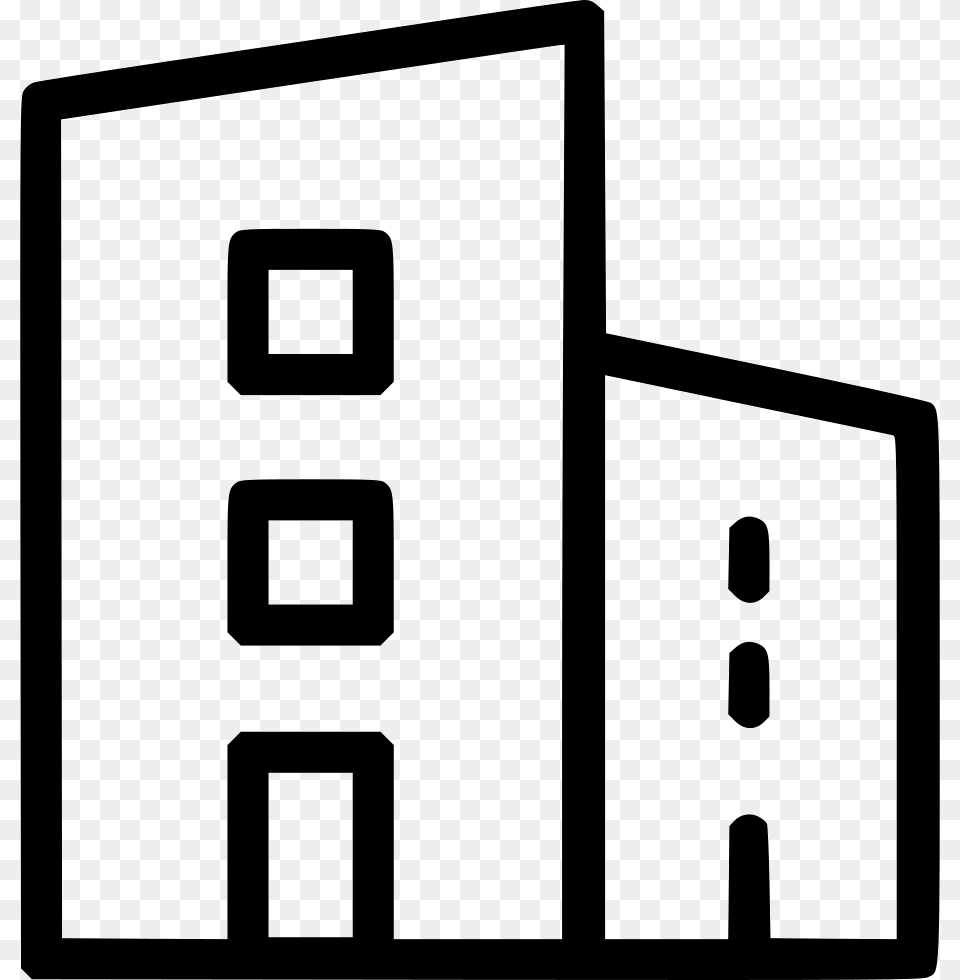 House Home Building Flat Skyscraper Icon Free Download Png Image