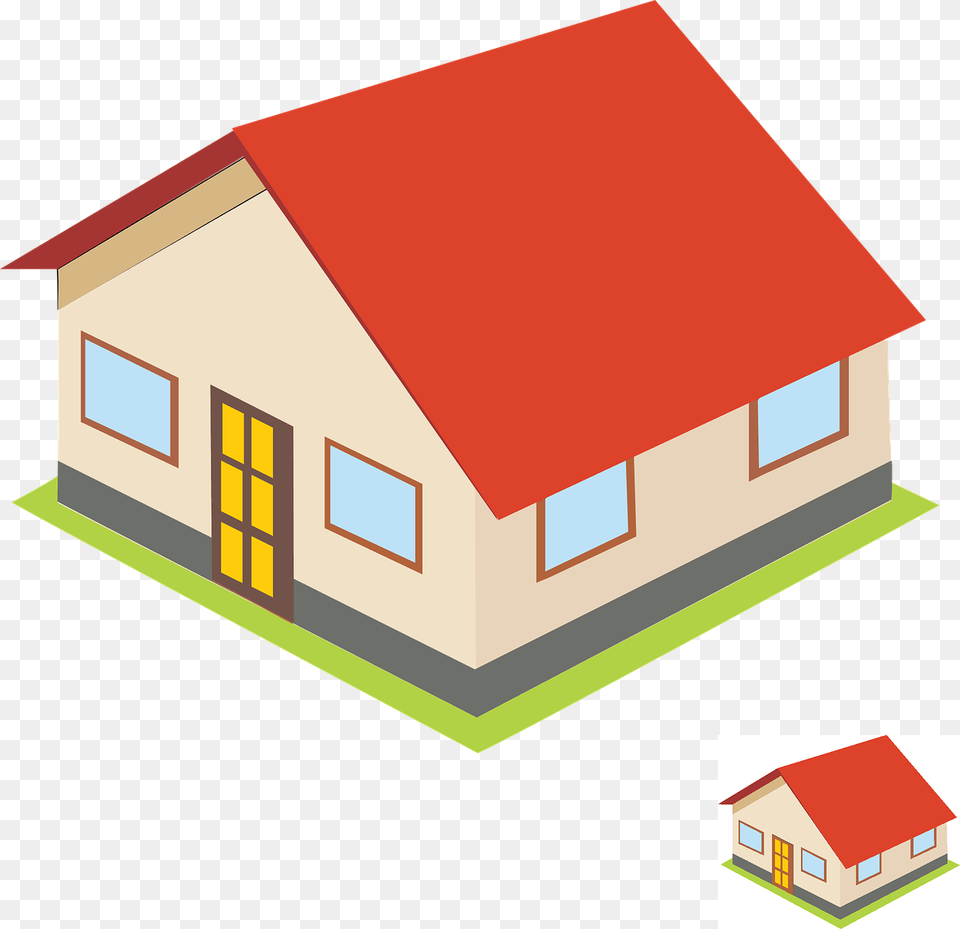House House 3d Symbol House Picture 3d House Icon, Architecture, Building, Housing, Outdoors Free Transparent Png