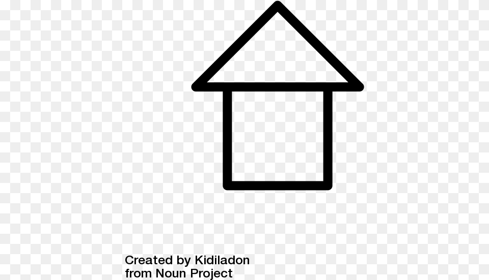 House Icon, Gray Png Image
