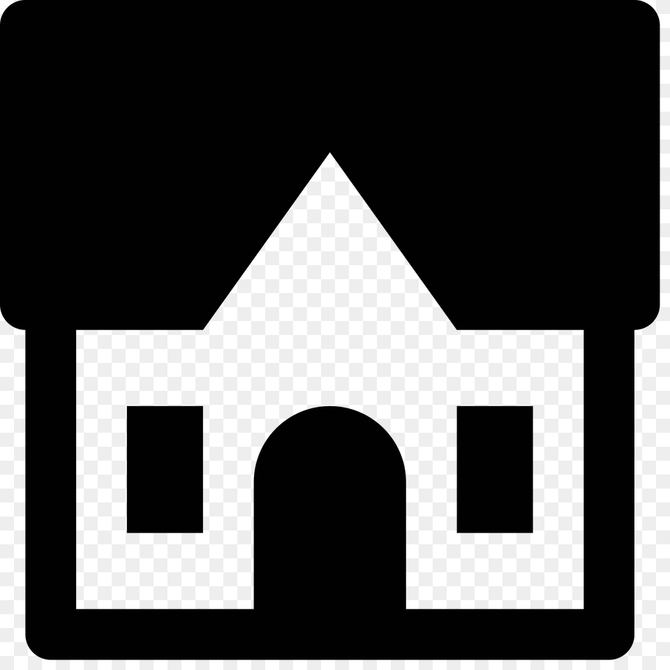 House Icon, Gray Free Png