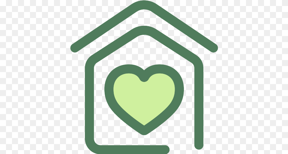 House Icon Heart, Blade, Razor, Weapon Png