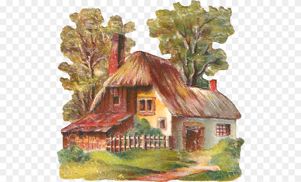 House In The Country Pixel Country House Clipart, Architecture, Art, Building, Cottage Png Image