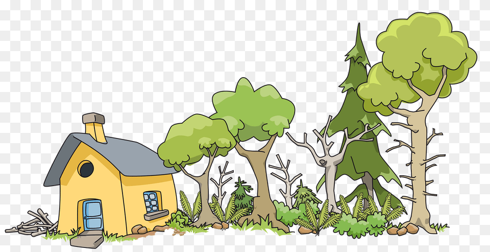 House In Woods Clipart, Architecture, Housing, Neighborhood, Building Free Transparent Png