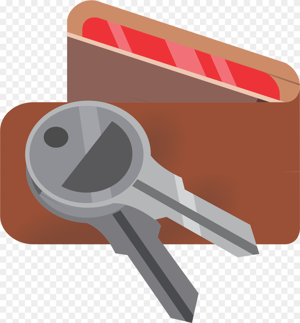House Keys Clipart Transparent Clipart Wallet And Keys Clip Art, Key, Dynamite, Weapon Free Png Download