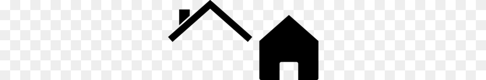 House No Roof Clip Art, Gray Free Transparent Png