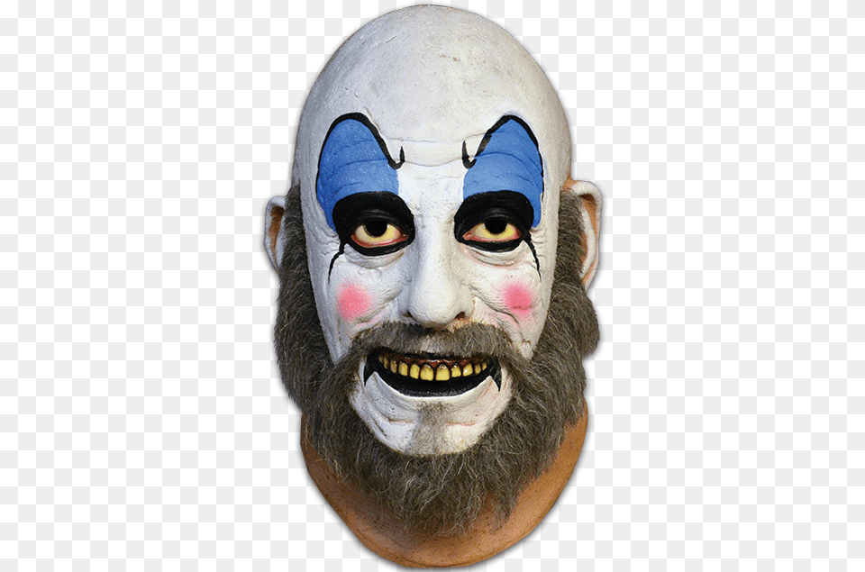 House Of 1000 Corpses Captain Spaulding Mask Captain Spaulding, Head, Person, Face, Adult Free Png Download