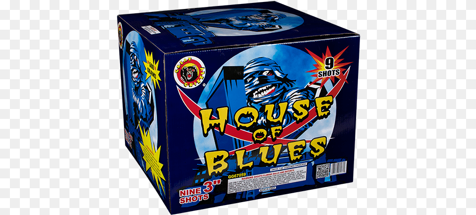 House Of Blues 9 Shot Fictional Character, Box, Qr Code Png Image