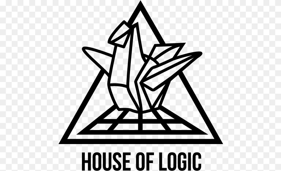 House Of Logic Logo 2 Design, Gray Png Image