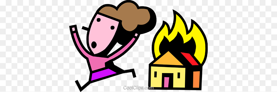 House On Fire Clip Art Free Png