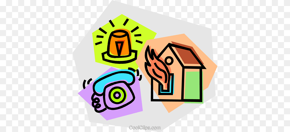 House On Fire Emergency Royalty Vector Clip Art Png Image