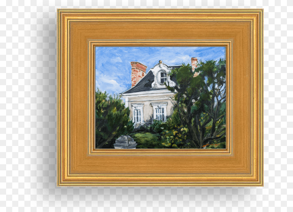 House On The Hill Picture Frame, Art, Painting, Architecture, Building Png