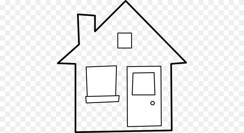 House Outline Clipart, Outdoors, Architecture, Building, Countryside Free Png Download