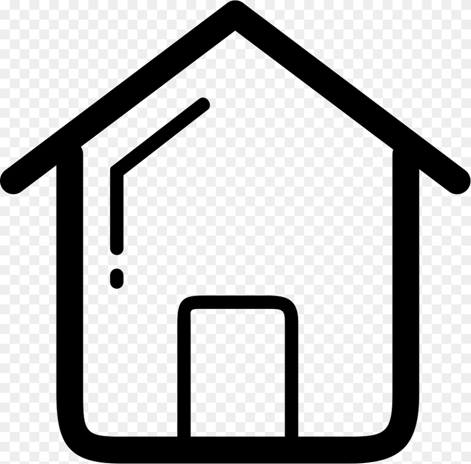 House Outline Comments Icon, Dog House Png Image