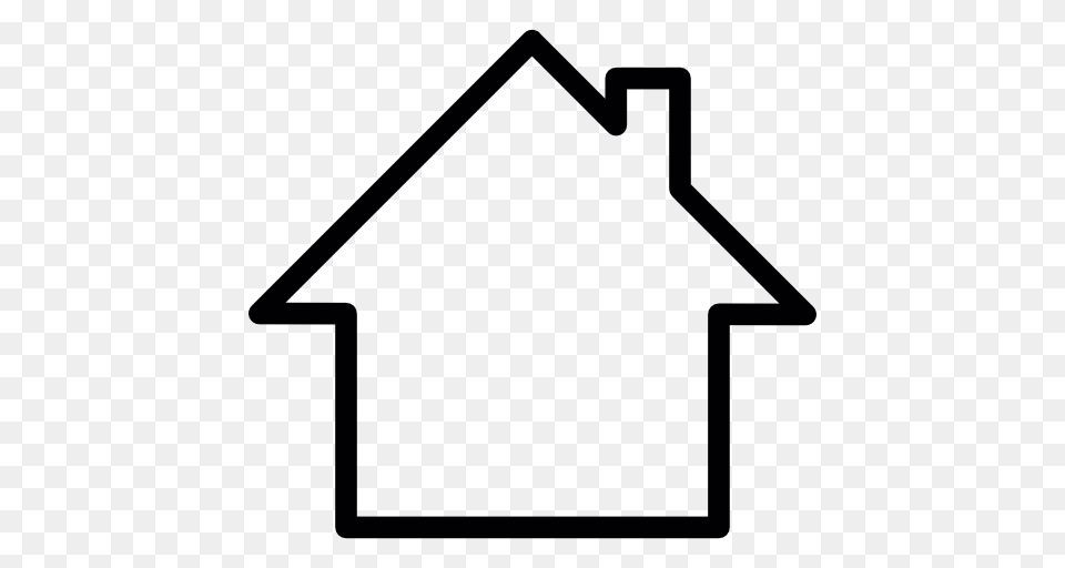 House Outline Image, Lighting, Triangle Free Transparent Png