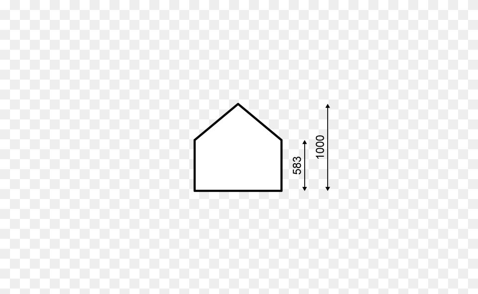 House Outline Loadtve, Triangle Png