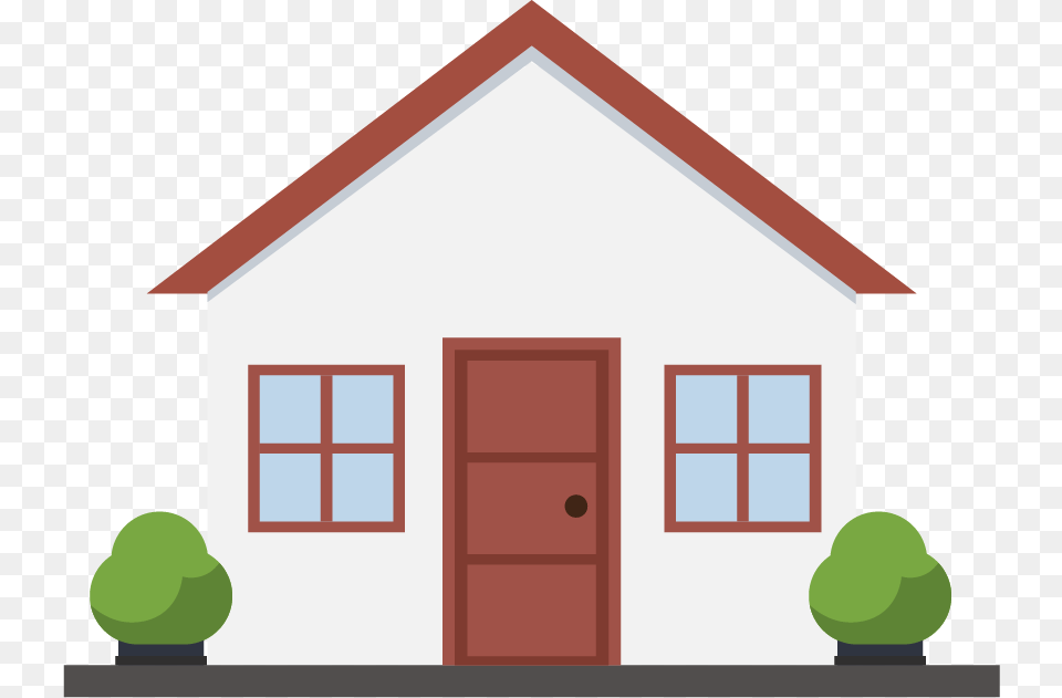 House Outside Cartoon, Door, Architecture, Building, Housing Free Png