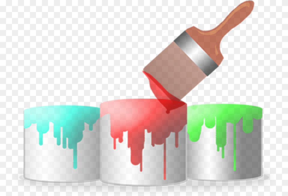 House Painting Graphic, Brush, Device, Paint Container, Tool Png Image