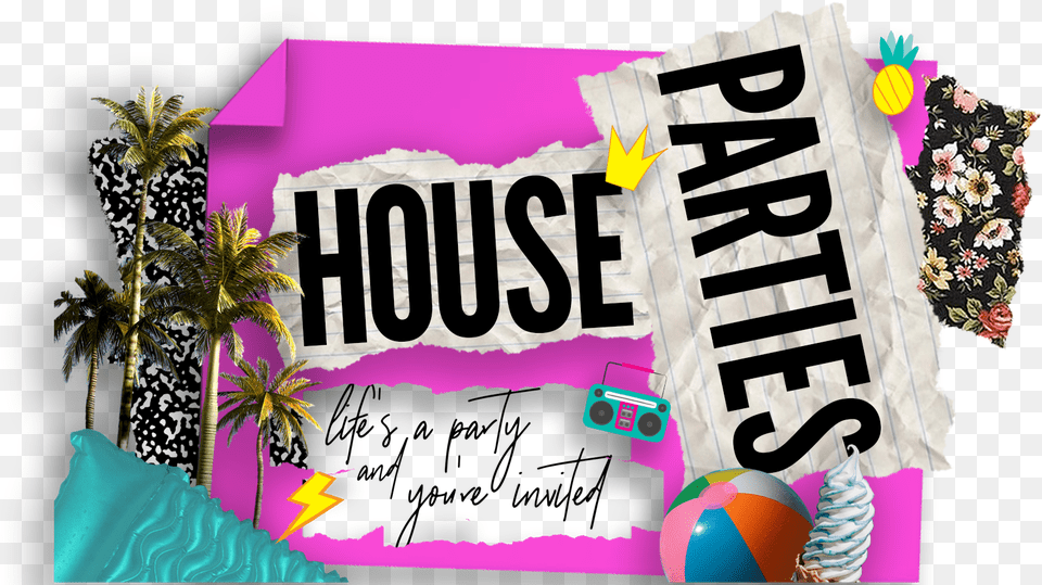 House Party, Advertisement, Poster, Plant, Person Png