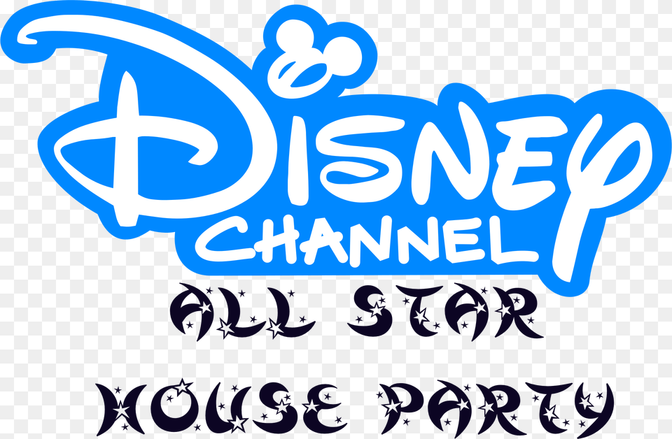 House Party Logo Disney All Channels Logo, Light, Text Free Png