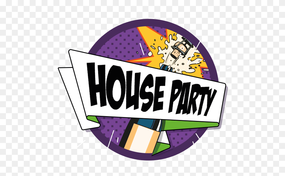 House Party South Bucks Hospice, Sticker, Advertisement, Logo, Art Free Png