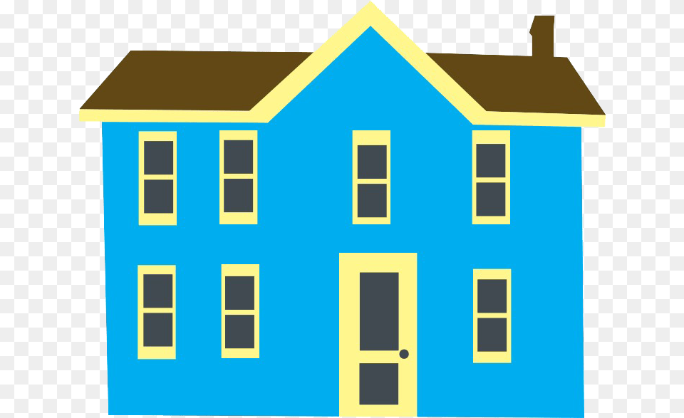 House Photo Background Big Blue House Clip Art, Neighborhood, Scoreboard, Architecture, Building Free Transparent Png