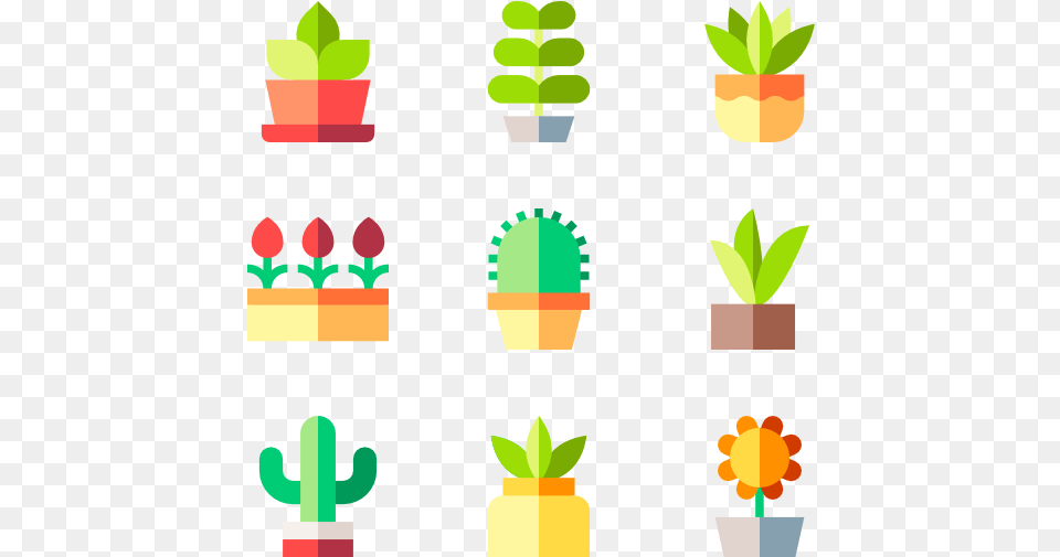 House Plants Cactus Icons, Leaf, Potted Plant, Plant, Pottery Png
