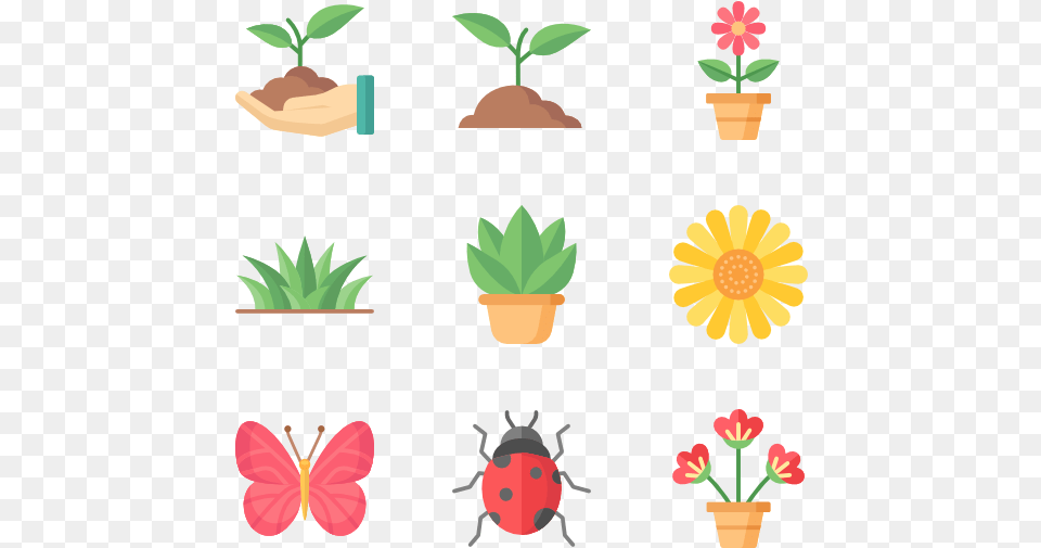 House Plants Flat Icon Plants, Leaf, Potted Plant, Plant, Pottery Free Png