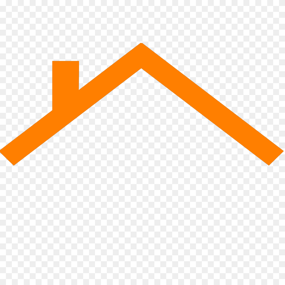 House Roof Rooftop House Roof Logo Orange, Triangle, Outdoors, Nature Png