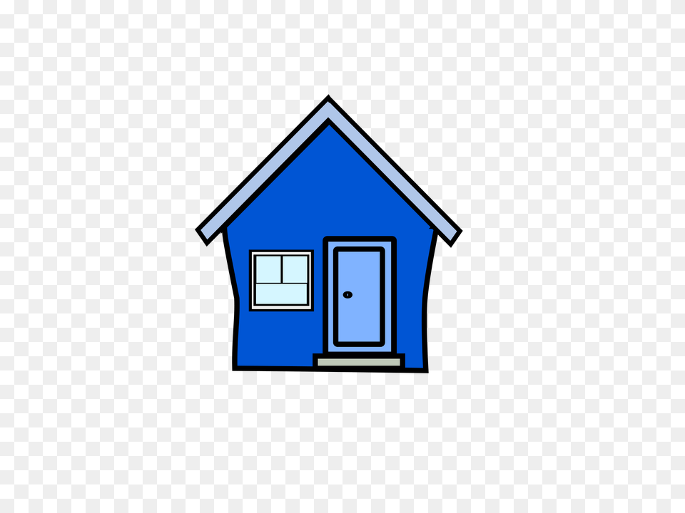 House Rural Scene Clip Art Stock Illustration Of Clipart Blue, Architecture, Outdoors, Nature, Hut Free Png Download
